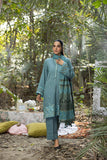 Lakhany Embroidered Slub Peach Unstitched 3Pc Suit LG-RL-0102