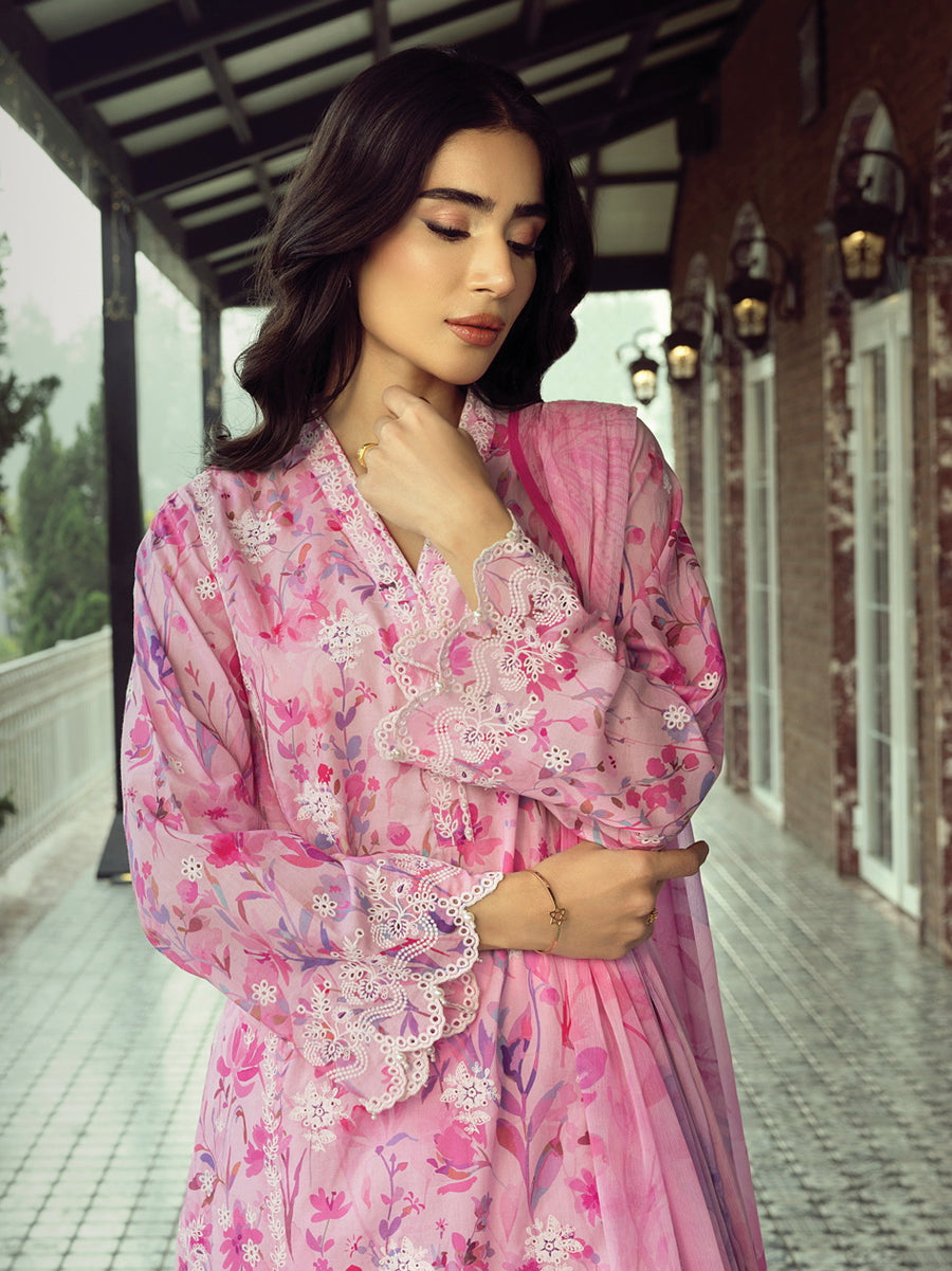 Lakhany Spring Embroidered Lawn Unstitched 3Pc Suit LG-RL-0134