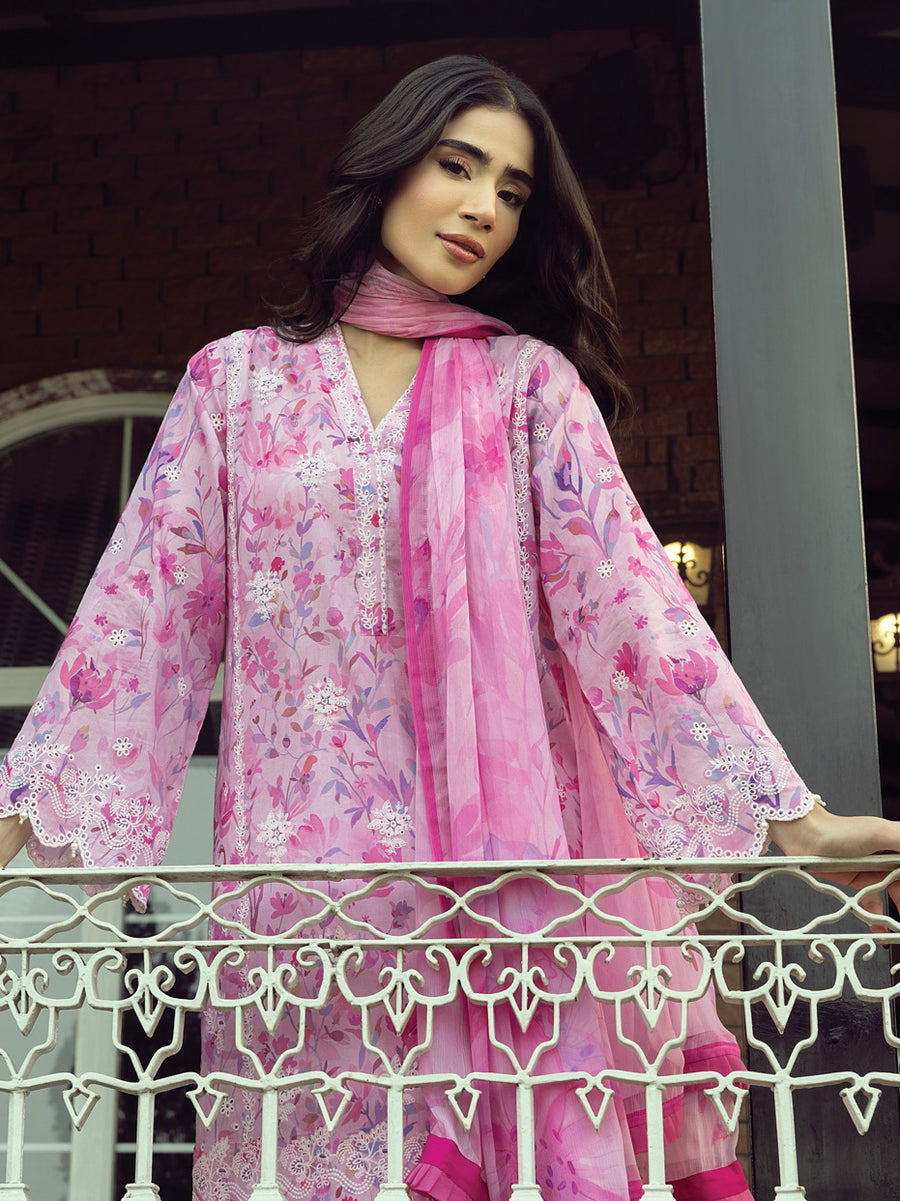 Lakhany Spring Embroidered Lawn Unstitched 3Pc Suit LG-RL-0134