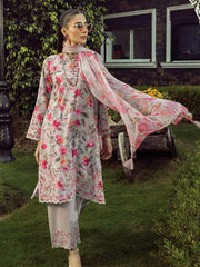 Lakhany Spring Embroidered Lawn Unstitched 3Pc Suit LG-RL-0150