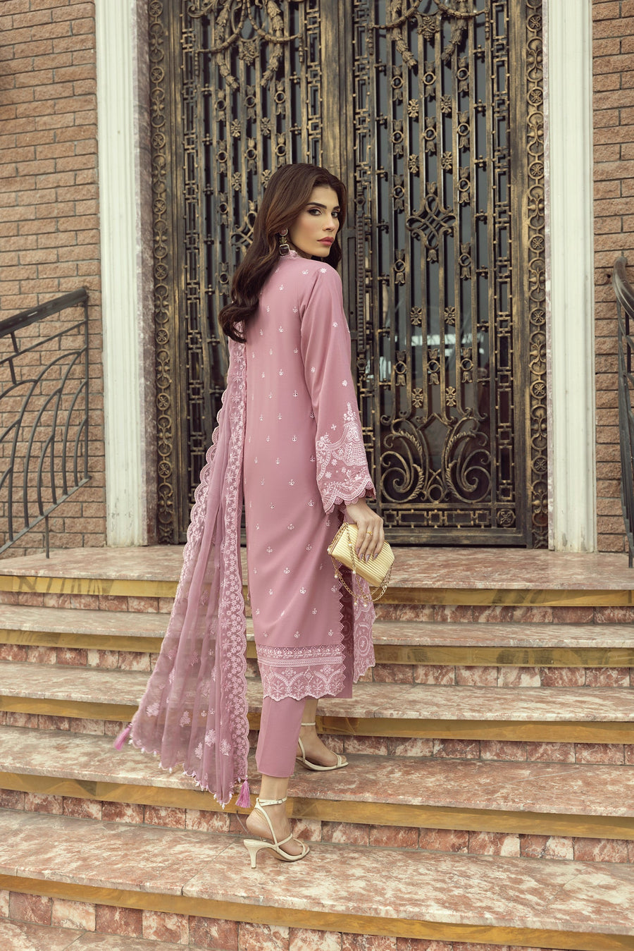 Lakhany Embroidered Luxury Lawn Unstitched 3Pc Suit LG-RL-0169