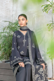 Lakhany Printed Pashmina Unstitched 3Pc Suit LG-RL-0335-B