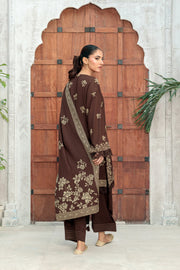 Lakhany Printed Pashmina Unstitched 3Pc Suit LG-RL-0335-C