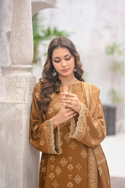 Lakhany Printed Pashmina Unstitched 3Pc Suit LG-RL-0346-B