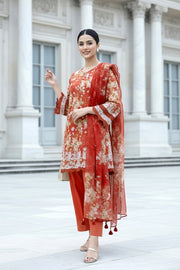 Lakhany Komal Embroidered Lawn Unstitched 3Pc Suit LG-RL-0365