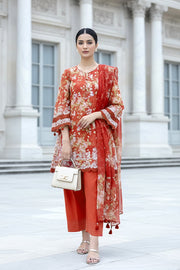 Lakhany Komal Embroidered Lawn Unstitched 3Pc Suit LG-RL-0365
