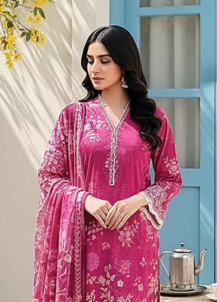 Lakhany Summer Prints Lawn Unstitched 3Pc Suit LG-RL-0424