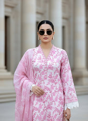 Lakhany Komal Embroidered Lawn Unstitched 3Pc Suit LG-RL-0444