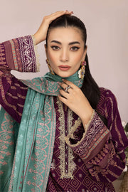 Lakhany Dareechay Embroidered Pashmina Unstitched 3Pc Suit LG-RM-0004