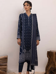 Lakhany Pashmina Printed Unstitched 3 Piece Suit LG-RM-0011-B