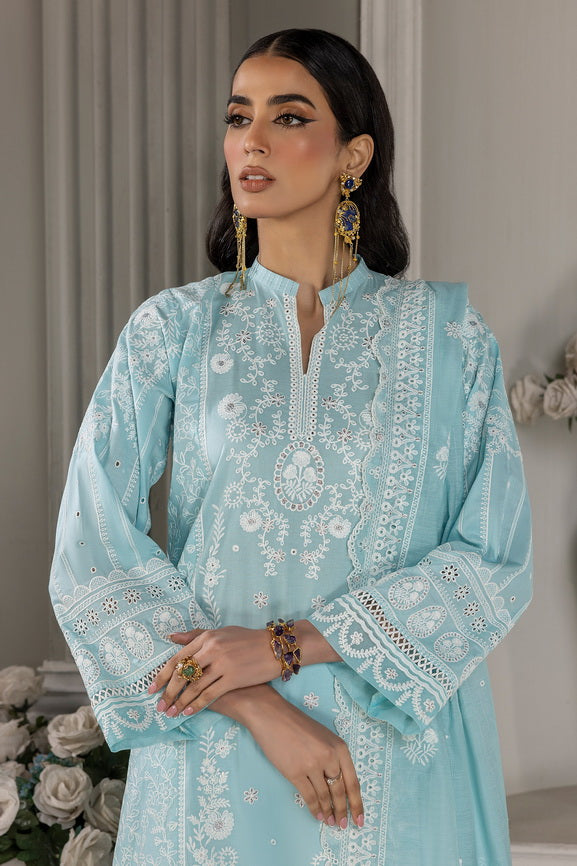 Lakhany Festive Eid Embroidered Lawn Unstitched 3Pc Suit LG-RM-0044