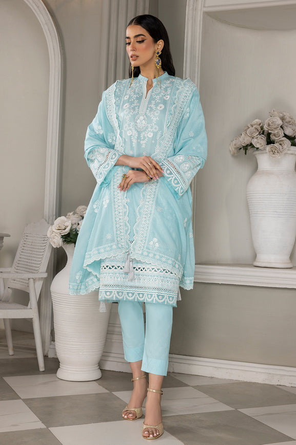 Lakhany Festive Eid Embroidered Lawn Unstitched 3Pc Suit LG-RM-0044
