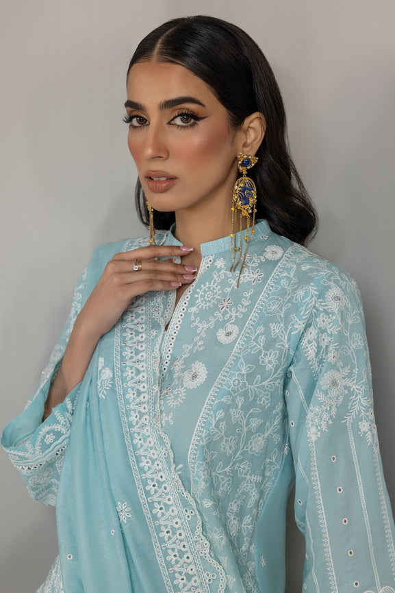Lakhany Festive Eid Embroidered Lawn Unstitched 3Pc Suit LG-RM-0044
