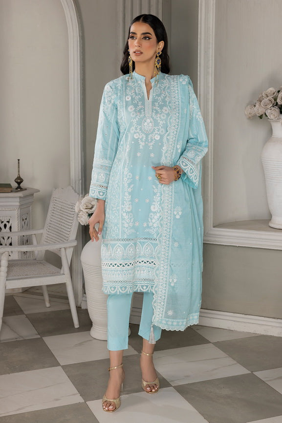 Lakhany Festive Eid Embroidered Lawn Unstitched 3Pc Suit LG-RM-0044
