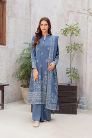 Lakhany Printed Pashmina Unstitched 3Pc Suit LG-SG-0035-B