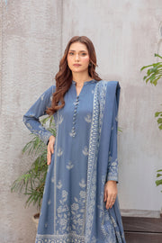 Lakhany Printed Pashmina Unstitched 3Pc Suit LG-SG-0035-B