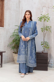 Lakhany Printed Pashmina Unstitched 3Pc Suit LG-SG-0035-B