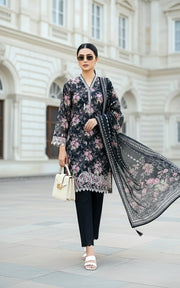 Lakhany Komal Embroidered Lawn Unstitched 3Pc Suit LG-SG-0045