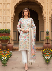 Lakhany Summer Essentials Embroidered Lawn Unstitched 3Pc Suit LG-SG-0049