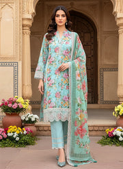 Lakhany Summer Essentials Embroidered Lawn Unstitched 3Pc Suit LG-SG-0052