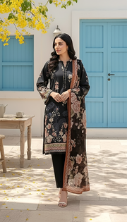 Lakhany Summer Prints Lawn Unstitched 3Pc Suit LG-SG-0087