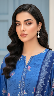 Lakhany Summer Prints Lawn Unstitched 3Pc Suit LG-SG-0091