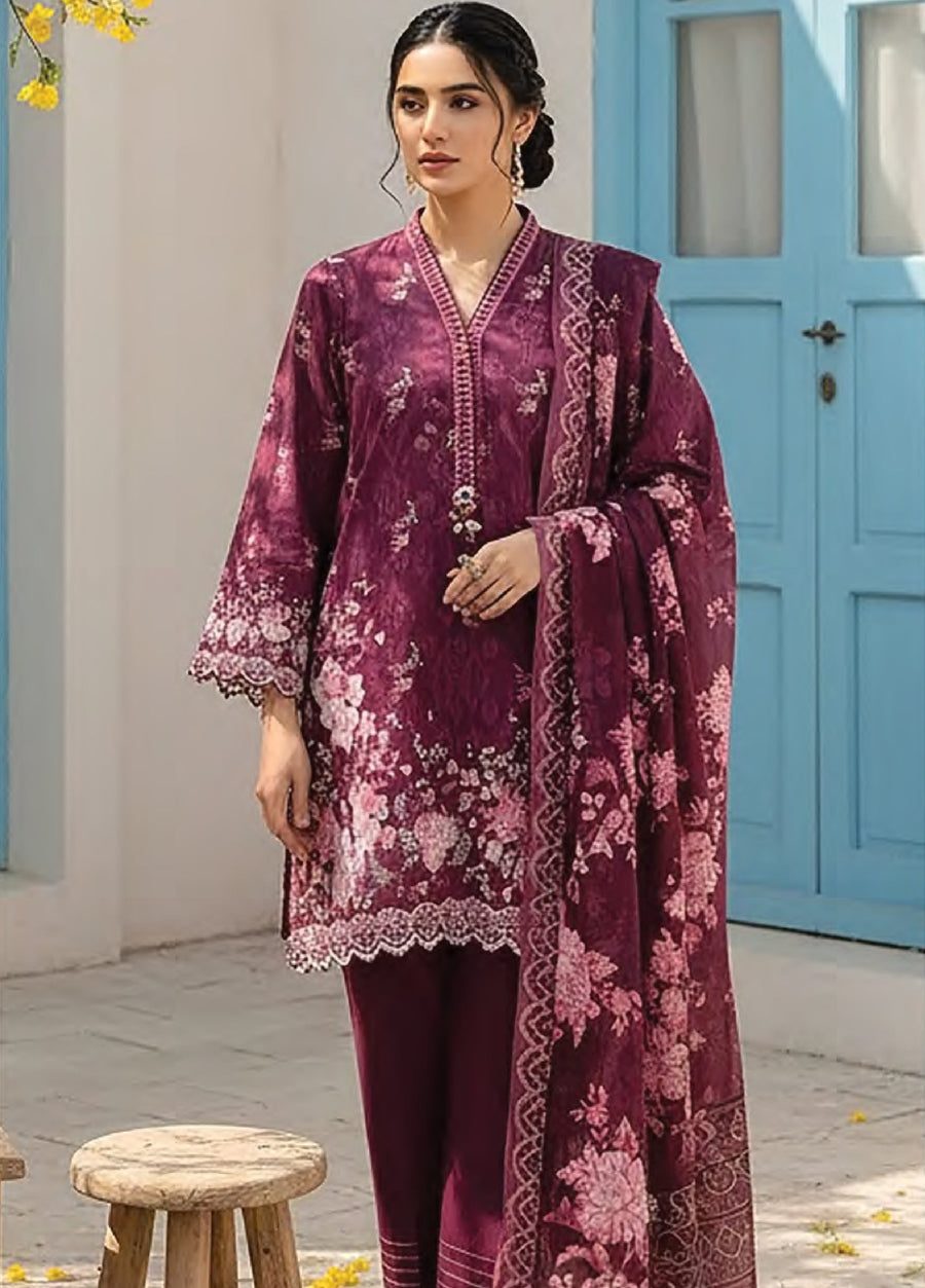 Lakhany Summer Prints Lawn Unstitched 3Pc Suit LG-SG-0092