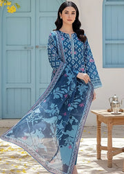Lakhany Summer Prints Lawn Unstitched 3Pc Suit LG-SG-0104