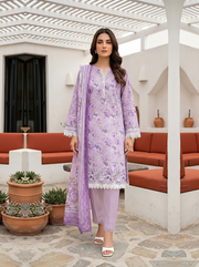 Lakhany Komal Vol-02 Embroidered Lawn Unstitched 3Pc Suit LG-SG-0120