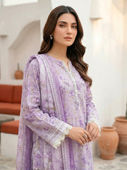 Lakhany Komal Vol-02 Embroidered Lawn Unstitched 3Pc Suit LG-SG-0120