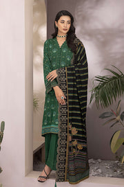 Lakhany Dareechay Embroidered Pashmina Unstitched 3Pc Suit LG-SR-0140