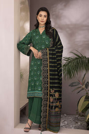 Lakhany Dareechay Embroidered Pashmina Unstitched 3Pc Suit LG-SR-0140