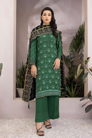 Lakhany Dareechay Embroidered Pashmina Unstitched 3Pc Suit LG-SR-0140