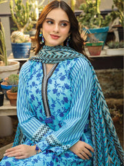 Komal Prints by Lakhany Unstitched Printed Lawn 3Pc Suit LG-SR-0147-B