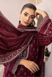 Lakhany Dareechay Embroidered Pashmina Unstitched 3Pc Suit LG-SR-0154