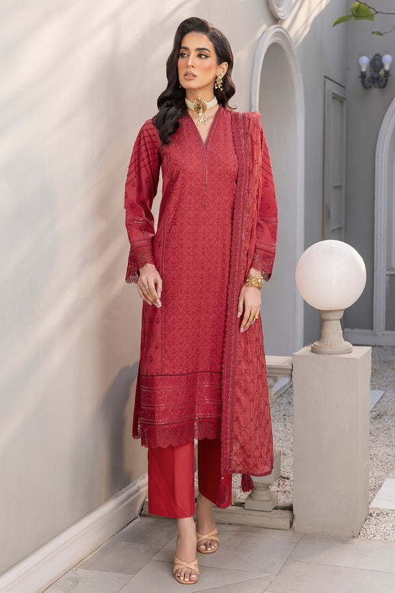 Lakhany Festive Eid Embroidered Lawn Unstitched 3Pc Suit LG-SR-0168