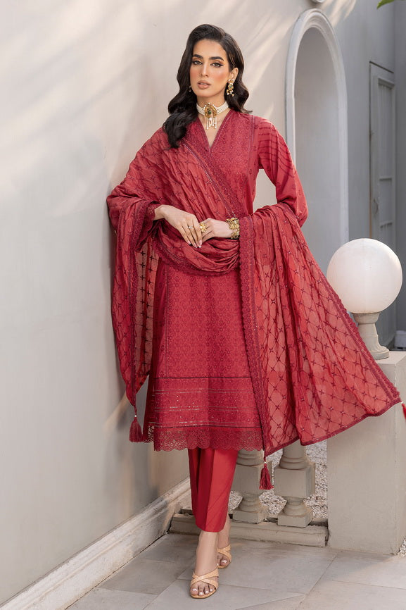 Lakhany Festive Eid Embroidered Lawn Unstitched 3Pc Suit LG-SR-0168