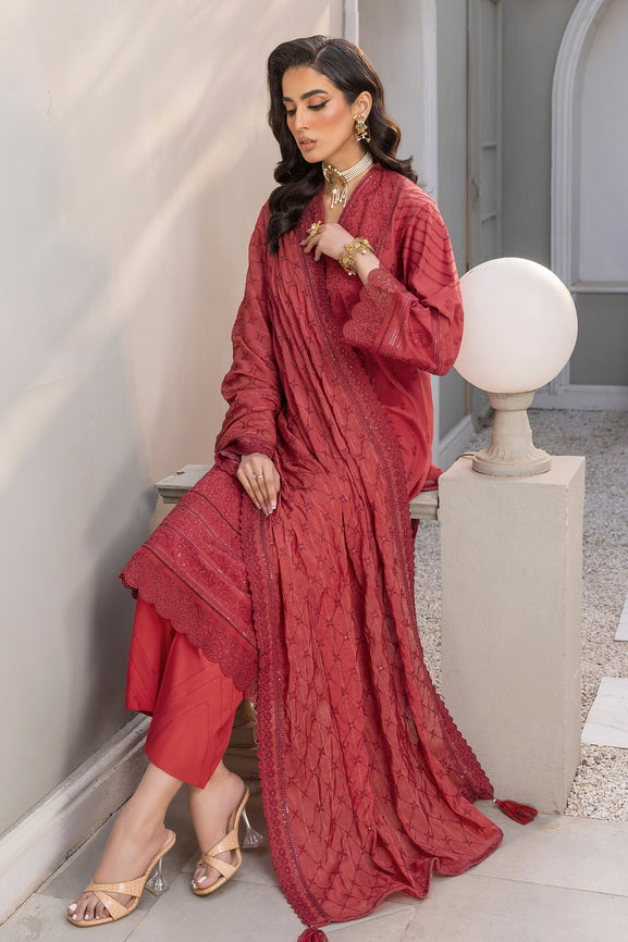 Lakhany Festive Eid Embroidered Lawn Unstitched 3Pc Suit LG-SR-0168