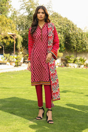 Komal Prints by Lakhany Unstitched Printed Lawn 3Pc Suit LG-SR-0176-A
