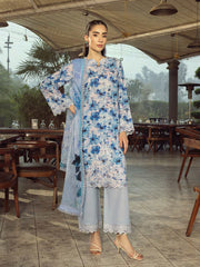 Lakhany Spring Embroidered Lawn Unstitched 3Pc Suit LG-UB-0102