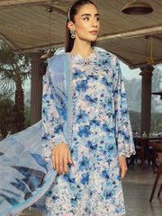 Lakhany Spring Embroidered Lawn Unstitched 3Pc Suit LG-UB-0102