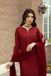 Lakhany Embroidered Luxury Lawn Unstitched 3Pc Suit LG-UB-0122