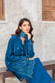 Lakhany Printed Pashmina Unstitched 3Pc Suit LG-UB-0259-A