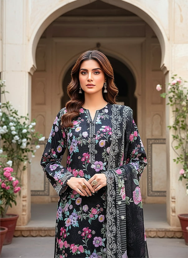 Lakhany Summer Essentials Embroidered Lawn Unstitched 3Pc Suit LG-UB-0268