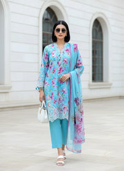 Lakhany Komal Embroidered Lawn Unstitched 3Pc Suit LG-UB-0339