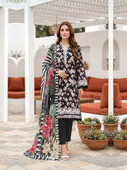 Lakhany Komal Vol-02 Embroidered Lawn Unstitched 3Pc Suit LG-UB-0353