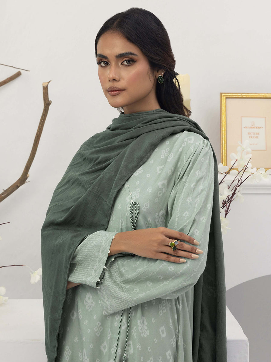 Lakhany by LSM Pashmina Printed Unstitched 3Pc Suit LG-ZH-0071-B
