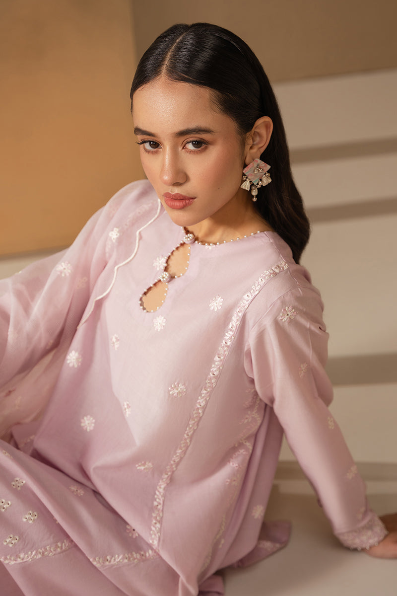 Cross Stitch Mahiri Embroidered Lawn Unstitched 3Pc Suit D-03 Lilac Crove