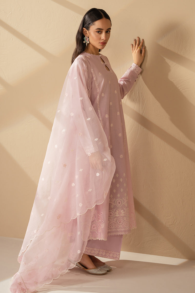 Cross Stitch Mahiri Embroidered Lawn Unstitched 3Pc Suit D-03 Lilac Crove