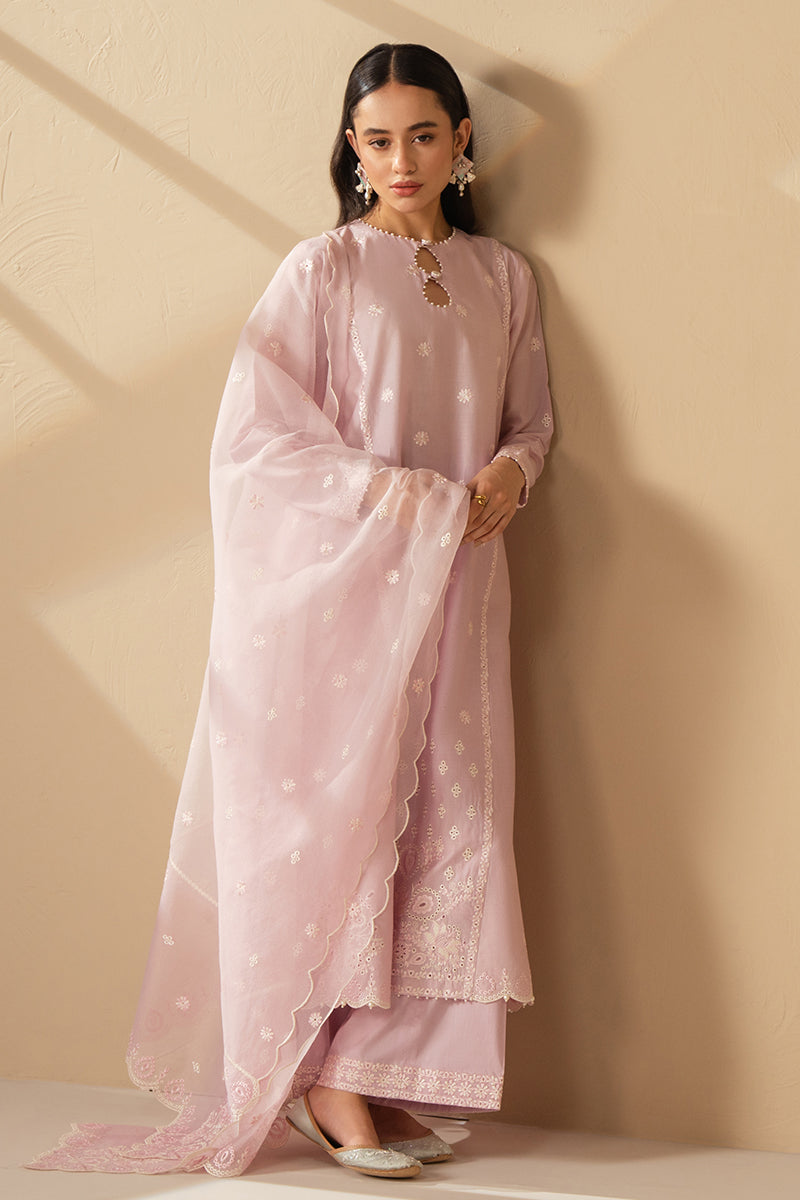 Cross Stitch Mahiri Embroidered Lawn Unstitched 3Pc Suit D-03 Lilac Crove